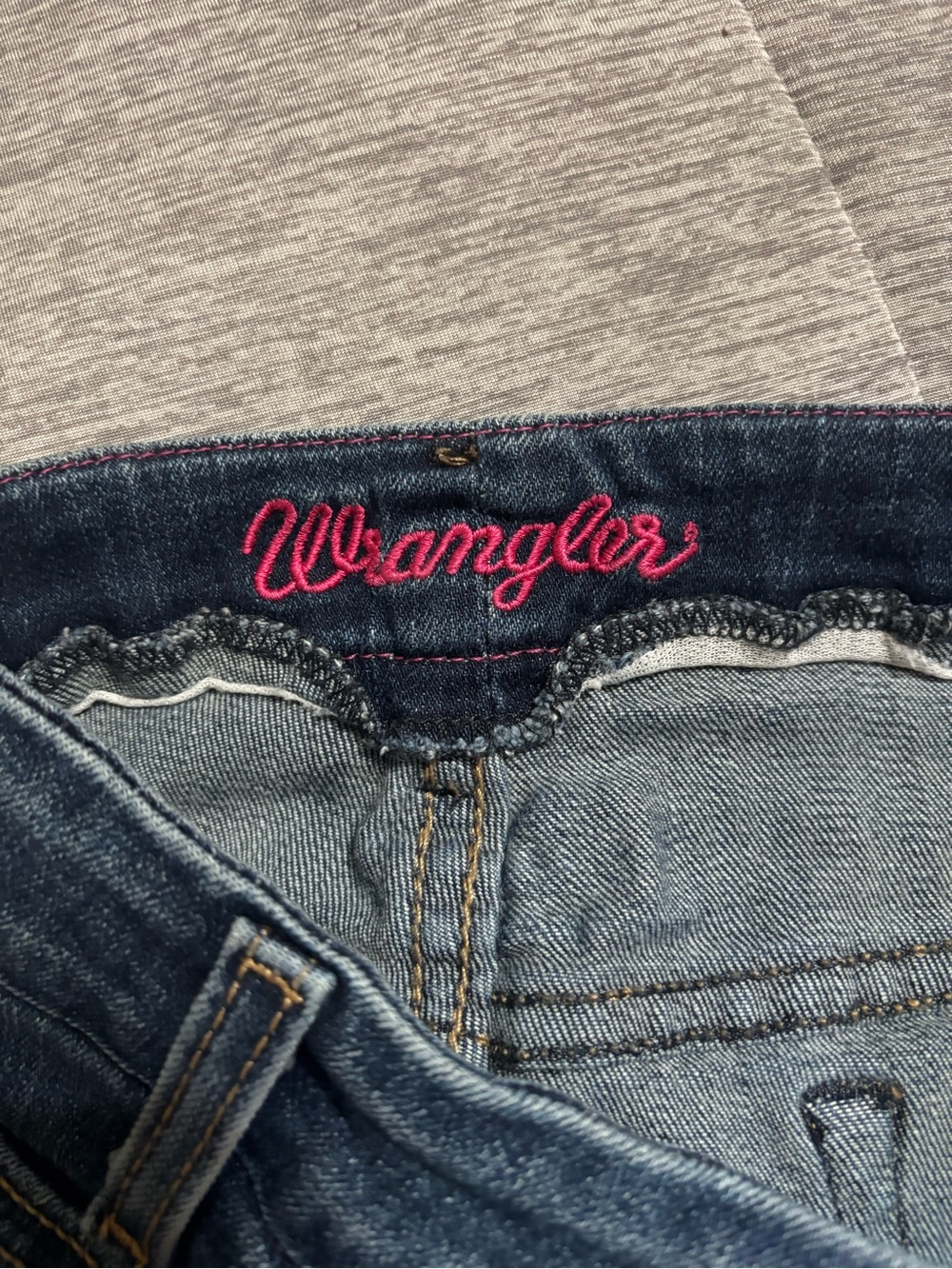 Wrangler Y2K Denim Mini Skirt Dark Wash Western Cowgirl Size 3